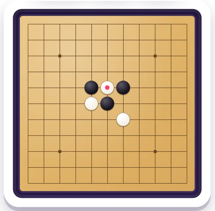 Gomoku game board