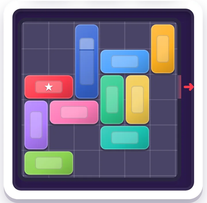 Lot Shuffle game board