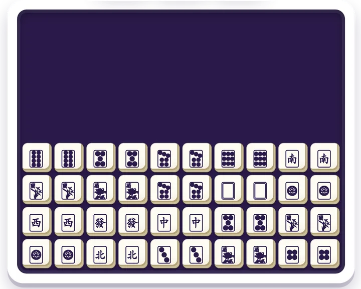 Mahjong Connect game board