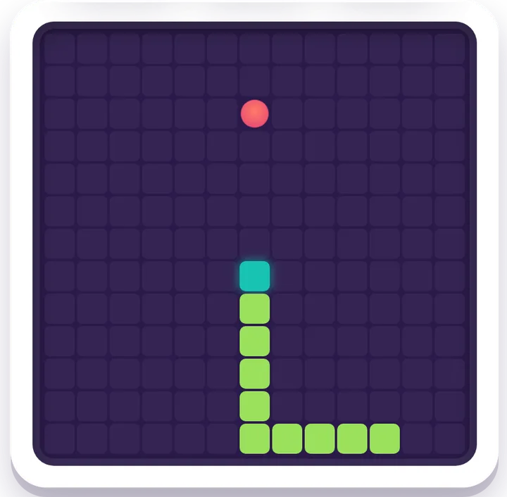 Snake game board